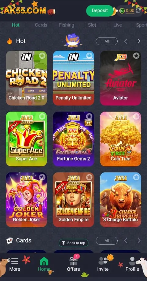 AK55 Game Download APK v1.1 (New Earning App) For Android 4 ak55.apkprofile 3